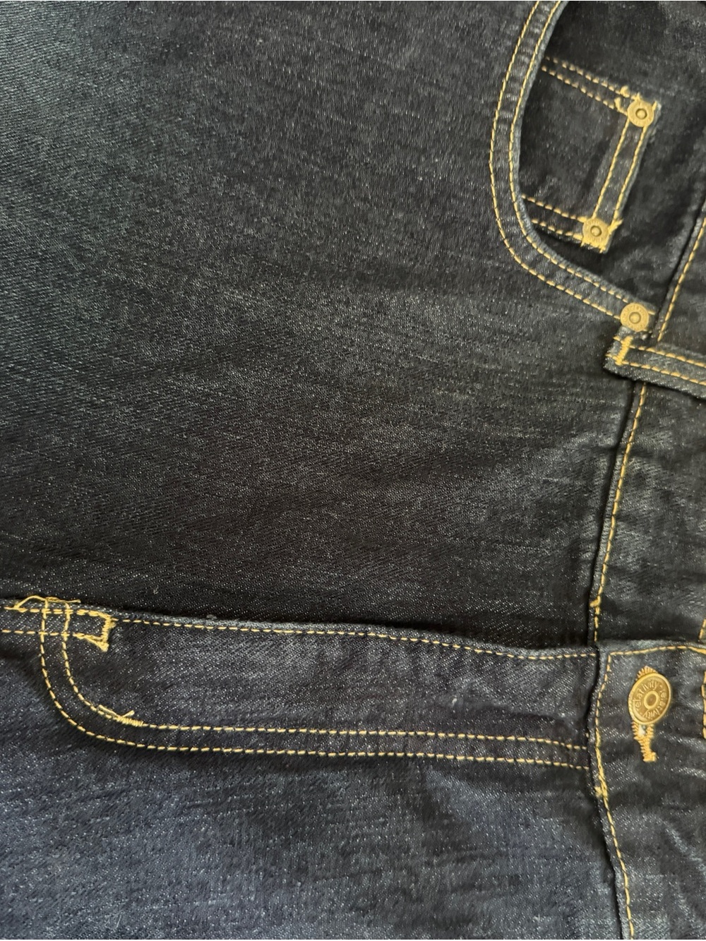 NWT Relativity Modern Fit Boot Cut Jeans Women's Size 18 Average Dark Wash Denim - Picture 3 of 10
